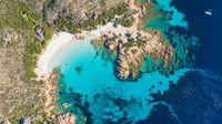 Multimedia-Segelvortrag-Mittelmeer-La-Maddalena-Archipel-rosa-Strand